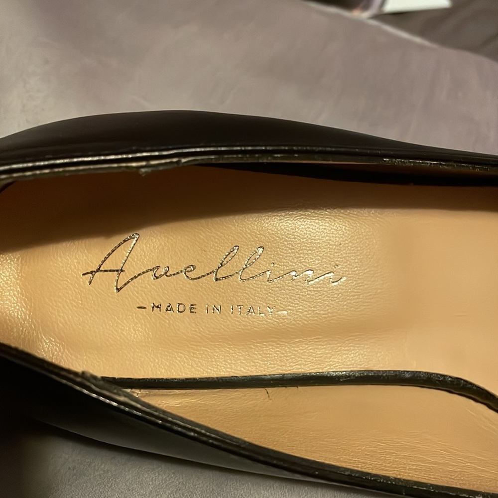 NWOB Gorgeous Black Avellini Flats Size 8.5 - Picture 9 of 9